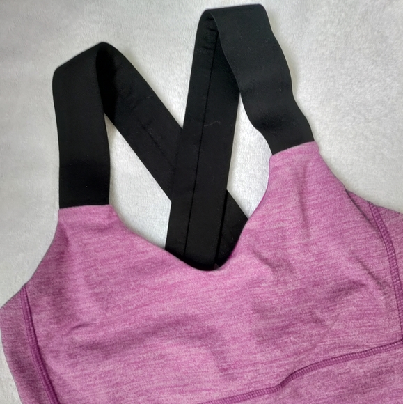 Lululemon | Push Your Limits Tank Top Heathered Pink Size 6 - Picture 5 of 9